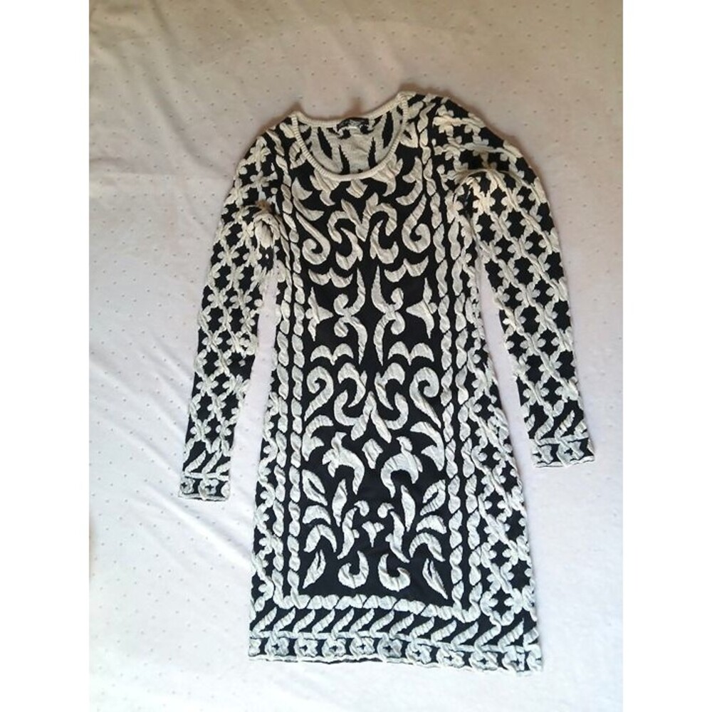 INC patterned knit dress, size M